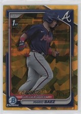2024 Bowman Chrome Sapphire Edition Prospects Gold /50 Mario Baez #BCP-153 12kh