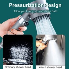 Hand Held Shower Head Set with 3-Mode Bathroom Accessories Water Saving UK