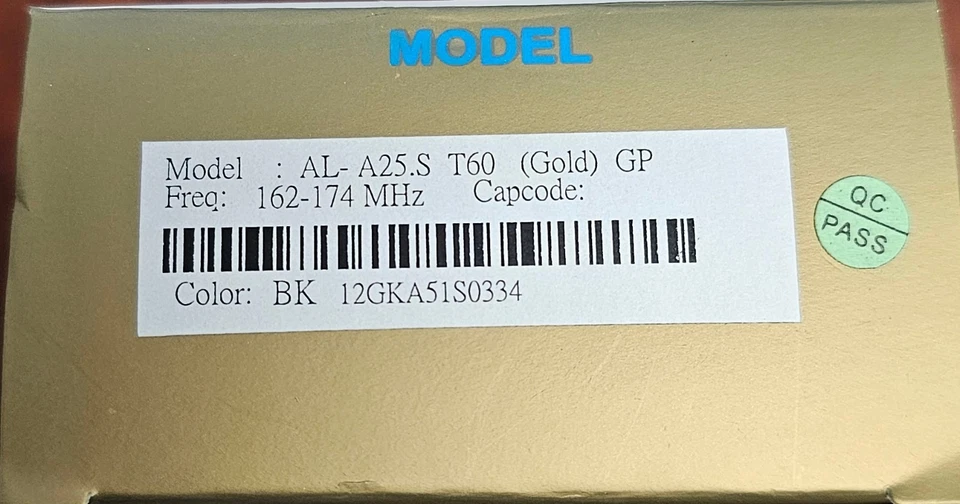 Apollo AL-A25 T60 (Apollo Gold) VHF - Image 3 of 4