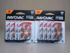 Rayovac Hearing Aid Batteries 2-24 Pack Size 13-Expiration Date Oct 2028 NIB 48