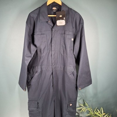 Dickies Everyday Overall Overall Herren XL blau Boilersuit mehrere Taschen Reißverschluss neu mit Etikett