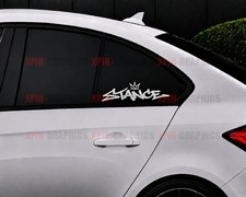 Stance Vinyl Decal Sticker Jdm Boost Diesel Turbo Car Truck Suv A
