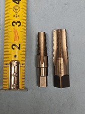 Pipe Thread Taps, 3/8-18, 1/4-18 NPT, GTD Greenfield Tap and Die