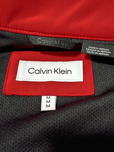 Calvin Klein Red Medium Men's Softshell Jacket Excellent Condition - Picture 6 of 12