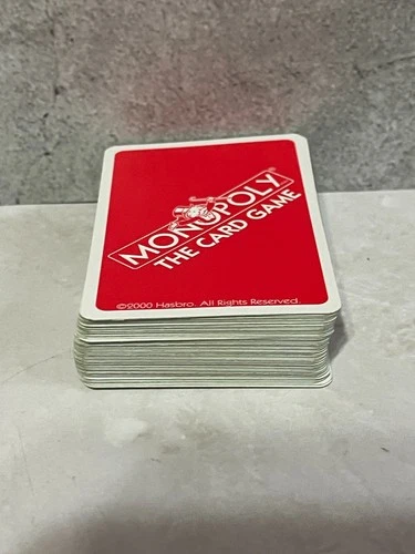 Gioco di Carte Monopoly Deluxe Edition 2000 - Carte da Gioco di Ricambio