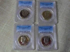 LOT OF 4 PR69 DCAM 1976-S Silver Kennedy Half Dollar PCGS Blue Label