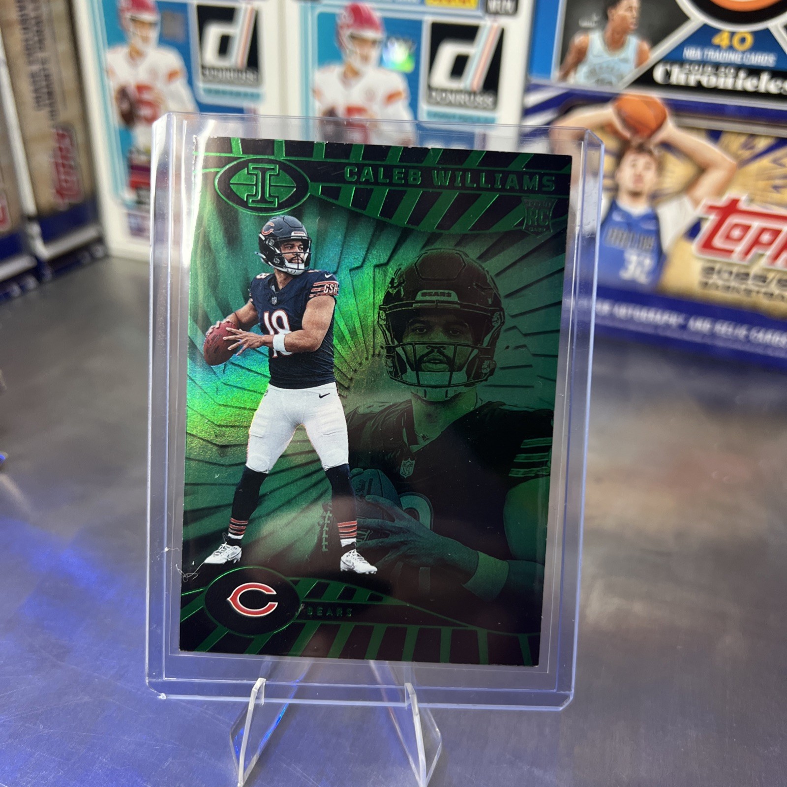 2024 Illusions #13 Emerald Caleb Williams Rookie Card Bears NM