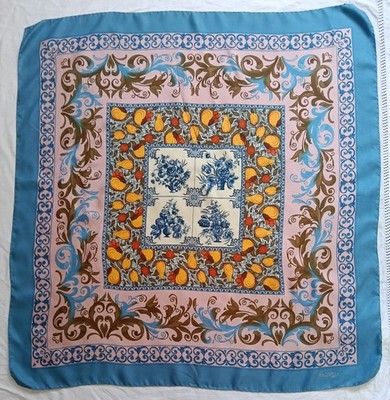 Foulard Marinella Napoli en Soie Marinella Napoli Seidentuch