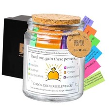 Bible Verse Jar - Inspirational Scripture Prayerards for Hope  C