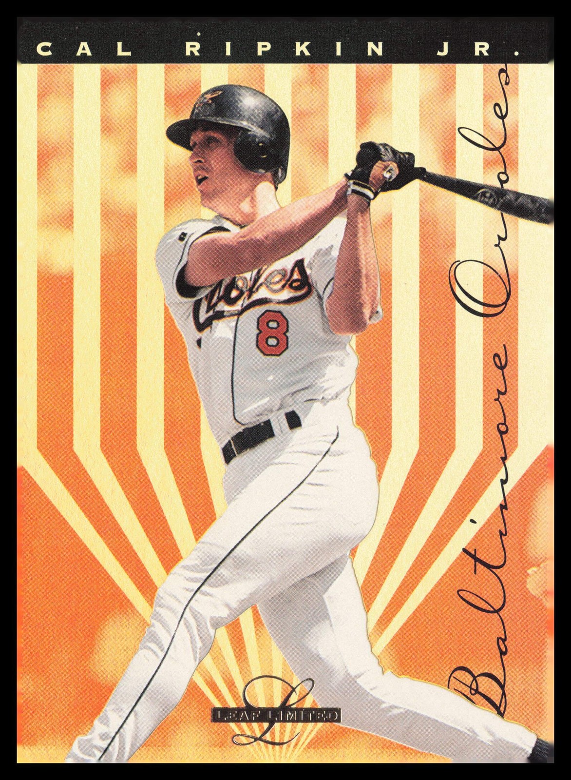 1995 Leaf Limited #7 Cal Ripken, Jr. Baltimore Orioles Gold Baseball Card