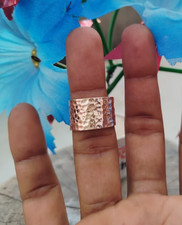 Copper Ring, Statement Ring Band , Thumb Boho Ring, Handmade Ring ,All Size