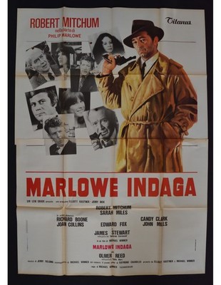 Werbeplakat Marlowe Untersucht Robert Mitchum Miles Boone A464