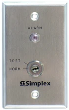 Tyco Simplex Grinnell 2098-9806 Remote Fire Alarm Indicator Test Switch Station