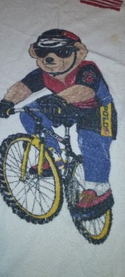 RARE VTG 90's Polo Sport Ralph Lauren Cycle Polo Bear Collectible