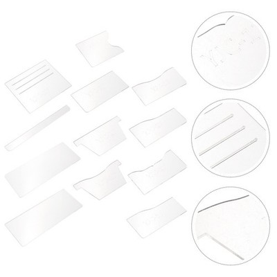  1 Set Brieftaschenmuster-Vorlagen Brieftaschen-Produktionsvorlagen DIY
