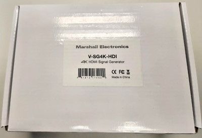 Marshall Electronics V-SG4K-HDI-HDMI Video Generator - NEW in sealed Box