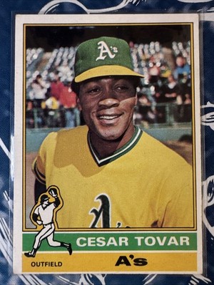1976 TOPPS BASEBALL SET BREAK 246 CESAR TOVAR A'S