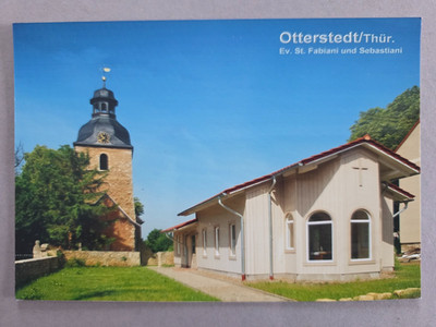 AK Ansichtskarte - Otterstedt Thüringen St. Fabiani und Sebastiani Postcrossing