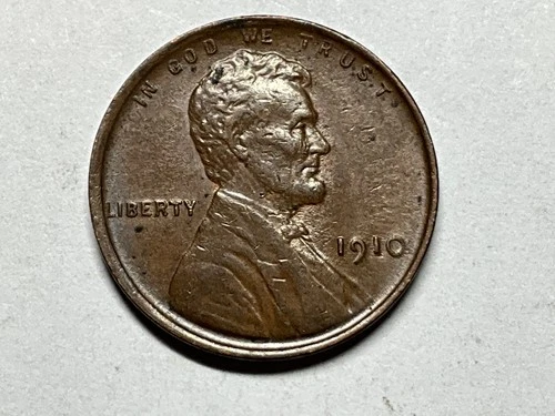 1910 P Lincoln Wheat Cent Good Details Scratch on Reverse Left Wheat #5