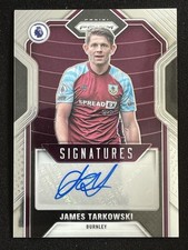 James Tarkowski 2021-22 Panini Prizm Premier League Signatures Auto #S-JTA