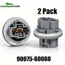 2pcs Front Turn Signal Light Bulb Socket Fit For Toyota Tundra Tacoma 2009-2018 2pcs Front Turn Signal Light Bulb Socket Fit For Toyota Tundra Tacoma 2009-2018