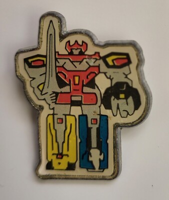 [BROKEN NEEDLE] 1995 MEGAZORD DINOZORD Lapel Pin 1.25'' x 1'' (3 x 2.5cm) NO CLASP