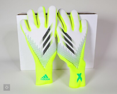 Adidas X GL PRO Goalkeeper Gloves Yellow Black White Men's Size 9