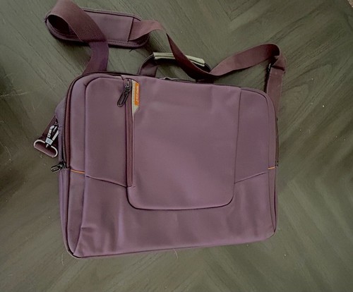 Brinch lila Nylon Laptoptasche Schultergurt passt den meisten 15-15,6" Computern