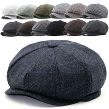 Baker Boy Hat Cap Peaky Blinders Newsboy Herringbone Flat Cap Tommy Shelby