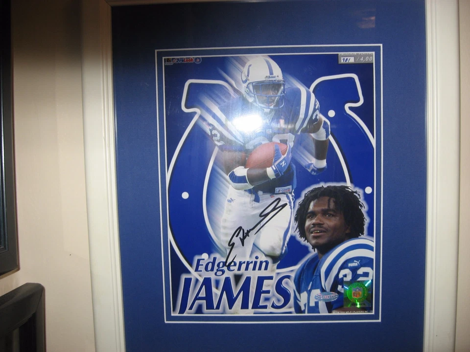 ФОТОГРАФИЯ EDGERRIM JAMES С АВТОГРАФОМ СЕРТИФИКАТ ПОДЛИННОСТИ STEINER - Изображение 2 из 4