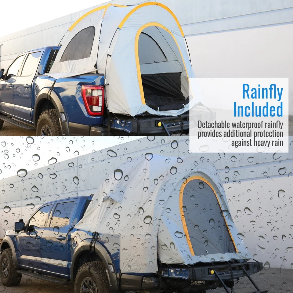 Full Size Pickup Truck Bed Tent for 2004-2025 Ford F150 Short Bed 5.5ft Camping - Image 4 of 4