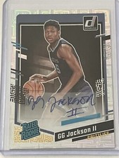 2023-24 Panini Donruss - Rated Rookie Choice Signatures #258 GG Jackson-Grizzles