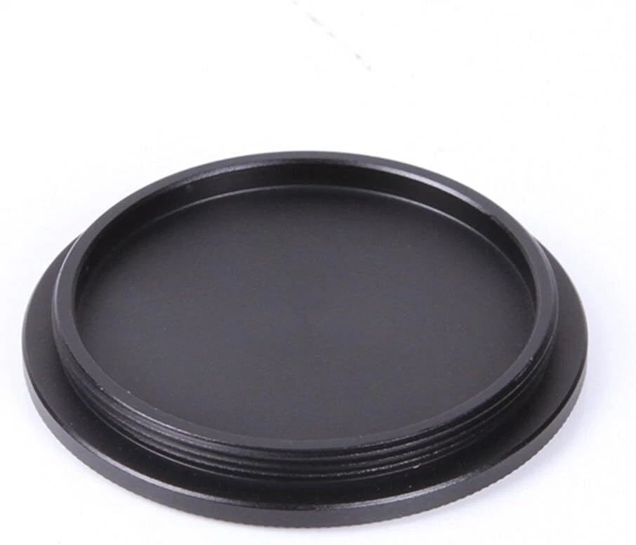 Metal Screw-on Front Lens Cap Black Steel for Nikon Canon Sony Pentax - Image 2 of 3