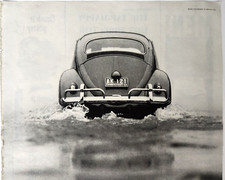 Volkswagen Beetle Bug VW Vintage 1961 Car Ad Magazine Print Automobile