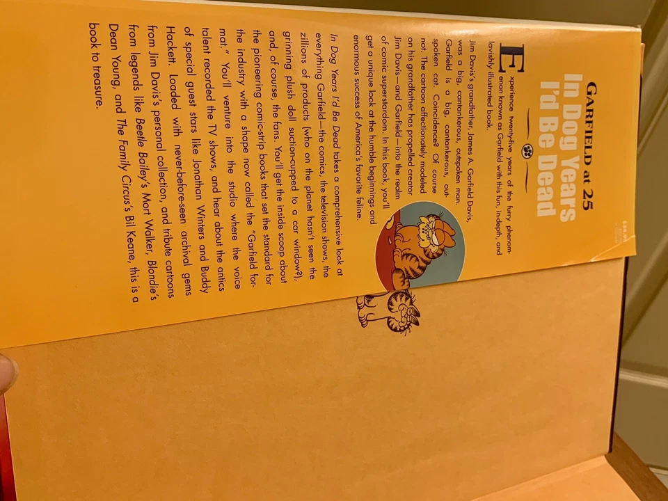 Vintage Garfield at 25 In Dog Years I'd Be Dead Jim Davis Book 1st Edition - Image 4 of 4
