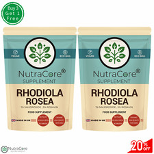 Rhodiola Rosea Capsule 6000mg- 1 Salidrosides  5 Rosavin -100 Natural-180Caps