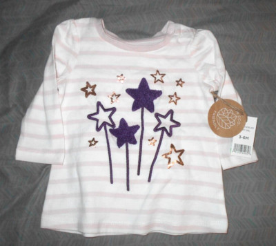 Dip Girls 3-6 M Longsleeve Stars Shirt