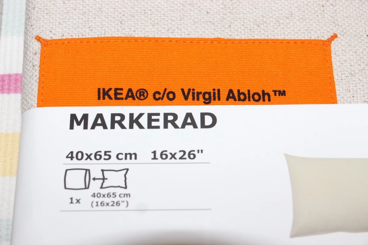 Virgil Abloh Ikea MARKERAD Cushion Cover Limited Collection 2019