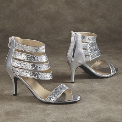 ashro silver shoes
