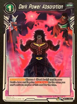 Dark Power Absorption | BT11-149 | C | Vermilion Bloodline | Dragonball Super