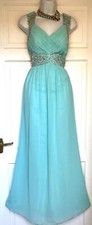 QUIZ SHIMMERING EMBROIDERIES & BEADS MAXI EVEING DRESS SIZE 12