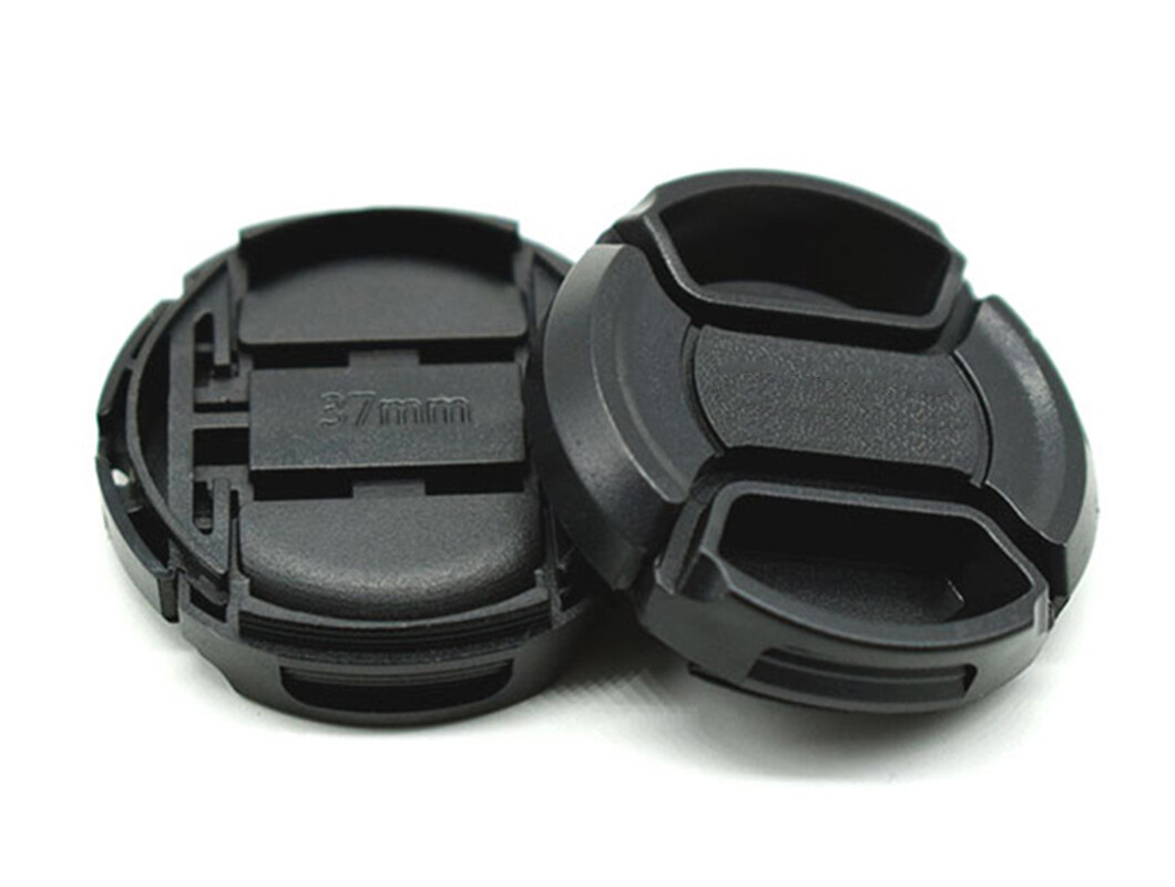 37mm Centre Pinch Front Lens Cap Universal Snap-on for all Lenses - UK STOCK