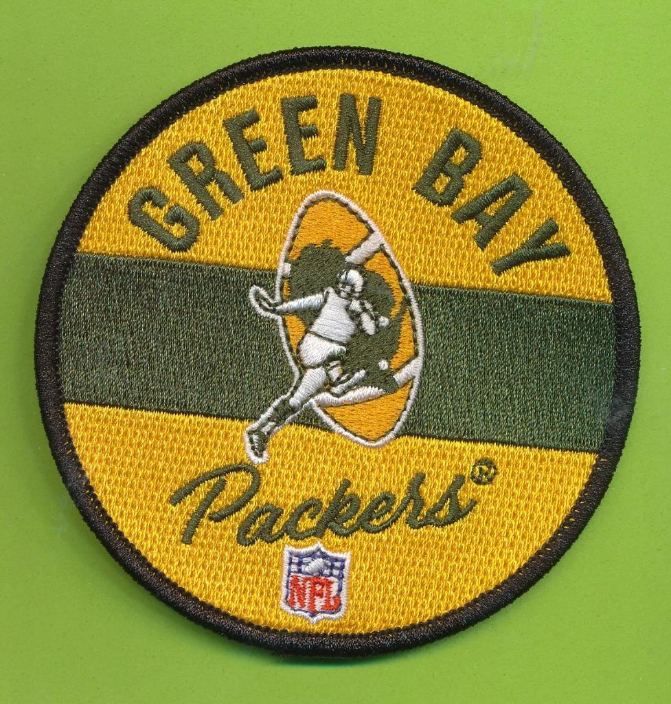 Patch Commémoratif Green Bay Packers - 100e Saison NFL - Super Bowl XLV - À Coudre