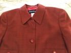 Authentic LOUIS FERAUD Gorgeous Women's Two Piece Glen Check Skirt Suit Size 12 — photo 5