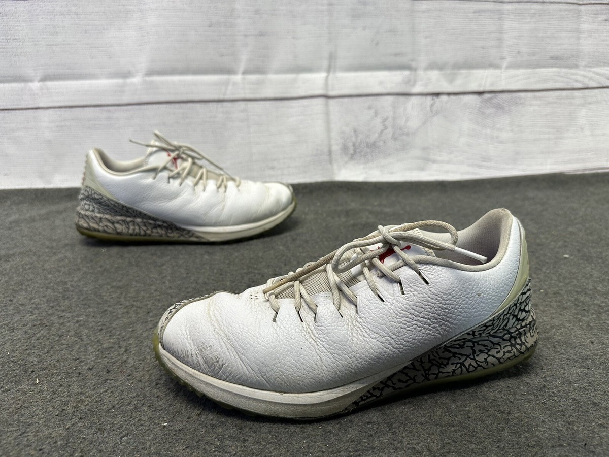Nike Air Jordan ADG Spikeless Golf Shoes Cement White AR7995
