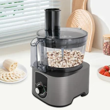 7L Commercial Electric Food Processor 3in1 Fruit Dicing Machine w/3 Blades 600W