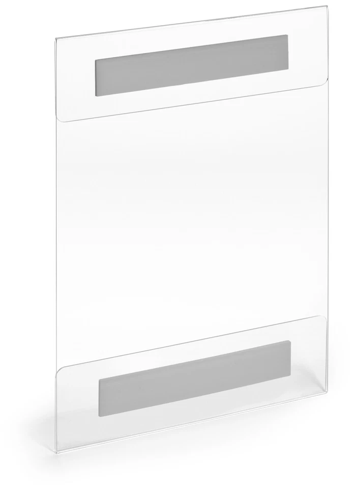 8.5 X 11 Wall Mount Acrylic Sign Holder 6 Pack Tape Clear Plastic Sign Arraview - Image 2 of 4