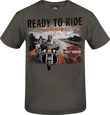 Harley-Davidson Licensed Harley-Davidson ''Ride Time'' Men´s Dealer Shirt R004284 