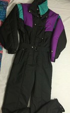 BLACK BEAR WOMENS SNOWSUIT SKI BIB OVERALLS SIZE M