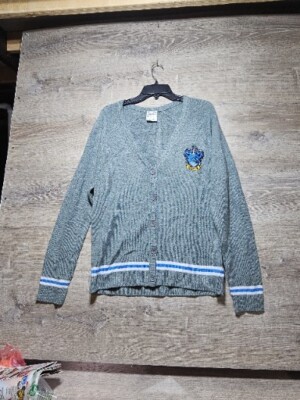 Harry Potter Slytherin Box Lunch Womens Cardigan Sweater Gray